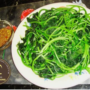 Rau lang luộc