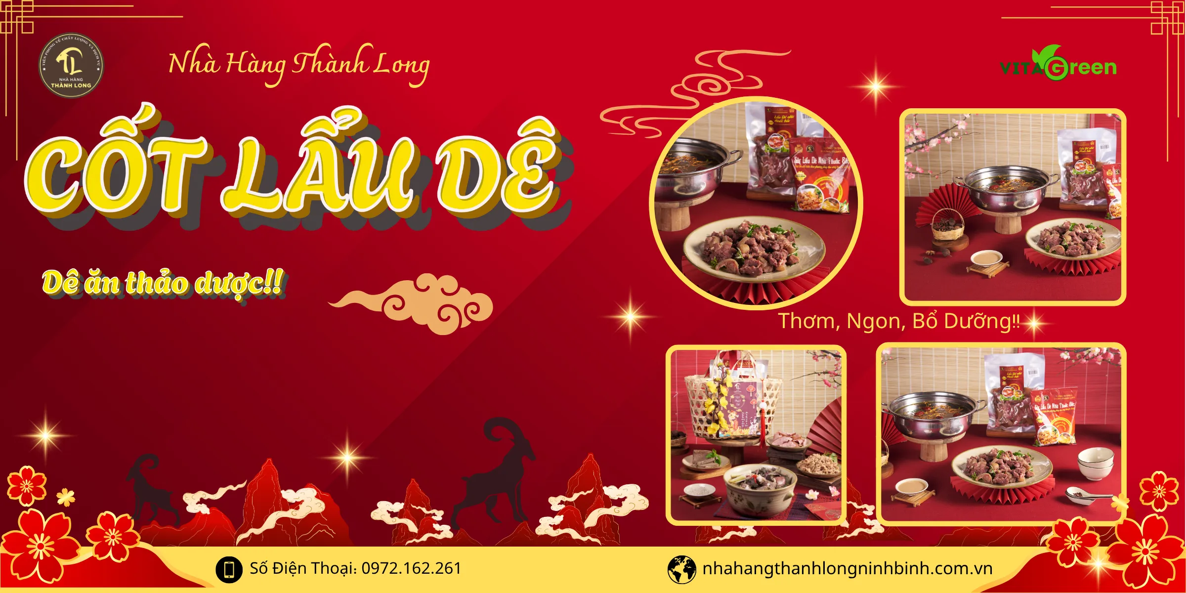 đặc sản dê ninh bình - Nhà hàng Thành Long
