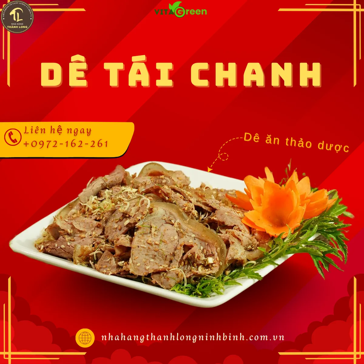 dê tái chanh Ninh Bình tại Nhà Hàng Thành Long