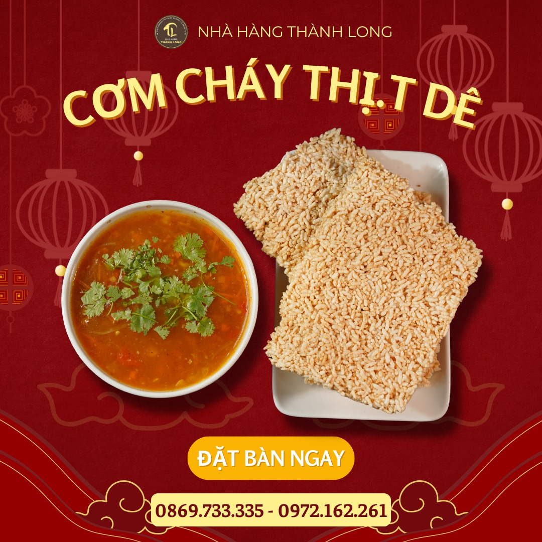 cơm cháy thịt dê Ninh Bình
